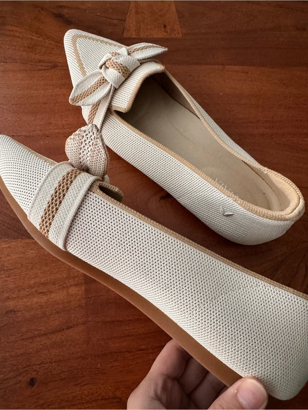 VIVAIA Pointed toe bow loafer Michelle 2.0 size 38.5 US7.5